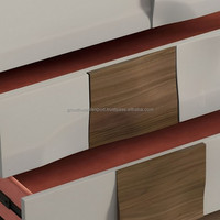 Buffet moderne minimaliste de luxe Table console en bois personnalisable pour le stockage du thé et du vin pour le salon ou le porche Meubles fins