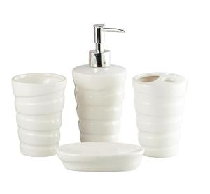 Ensembles de décoration de salle de bain en résine blanche de qualité supérieure les plus vendus décorations d'hôtel de restaurant à domicile très demandées - Product Image 2