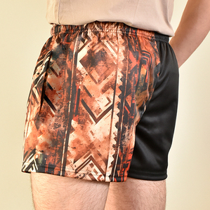 กางเกงขาสั้นรักบี้สำหรับผู้ชายสายรัดเอวกันลื่นดีไซน์ตามสั่ง - Product Image 2