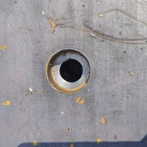 Staalplaat gaten lasergesneden geperforeerd anti-corrosie gepoedercoat op maat gemaakt inlegplaat lassen ponsen snijden diensten - Product Image 2