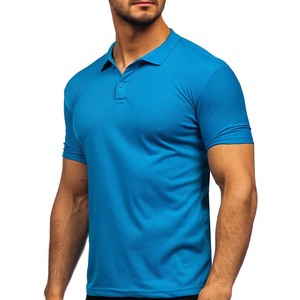 Camiseta de Golf de Manga Corta con Logotipo Personalizado OEM, 100% Algodón, Polo Personalizado para Hombre - Product Image 3