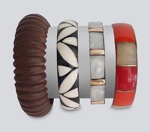 Brazalete de madera y resina, superventas, brazalete de resina ancho personalizado, brazalete multicolor, brazalete de resina a la venta - Product Image 4