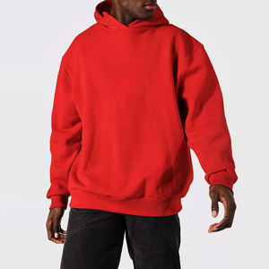 Sweats à capuche respirants en molleton surdimensionné d'hiver pour hommes de bonne qualité Top Design-Approvisionnement direct de l'usine - Product Image 2