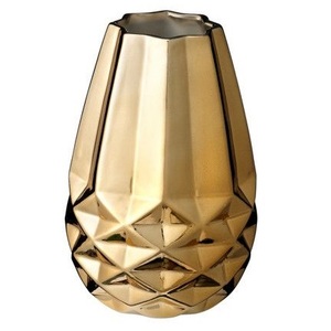 Design personnalisé fait main idéal pour la décoration intérieure Meilleur décor intérieur fait à la main et design fait à la main Vase végétal en or et vase à fleurs - Product Image 4