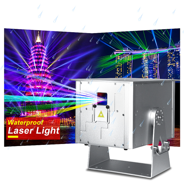 SHTX Cheap 15w Outdoor Laser Light Show Equipment 10 Watt Waterproof Sky Beam Light 3d Christmas 8w Laser Projector