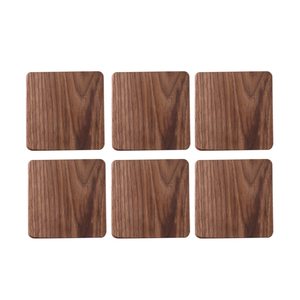 Juego de Posavasos de Madera Maciza Premium Hechos a Mano, Grosor Personalizado (8mm/10mm), Acabado con Aceite Seguro para Alimentos, Grabado Láser Disponible - Product Image 1