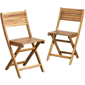 Terrace Outdoor Furniture Outdoor Furnishings Folding Chair New Trend Factory Price Home Garden Wood Made In Vietnam