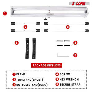 5 Core Keyboard <b>Stand</b> X Shape Height Adjustable Foldable Portable Key Board DJ <b>Controller</b> <b>Stands</b> - Product Image 6
