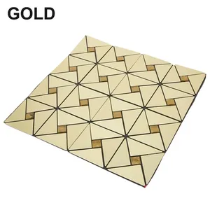 กระเบื้องโมเสคอลูมิเนียมผนังกั้นห้องครัวสำหรับตกแต่งบ้านสำนักงานร้านอาหาร - Product Image 1