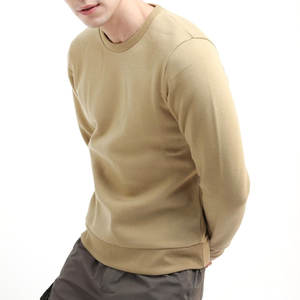 Sudaderas de poliéster personalizadas de talla grande para hombre, precio al por mayor para hombre, sudaderas de mezcla de algodón básicas de Color sólido para hombre a la venta - Product Image 4