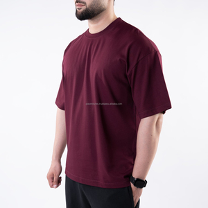 T-shirt surdimensionné personnalisé à épaules tombantes en coton respirant et durable, style streetwear tendance, commande en gros pour les t-shirts - Product Image 4