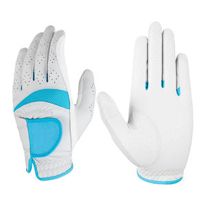 Women's Relax Grip golf <b>Glove</b> with Caramel Palm Best design Leather Palm and Synthetic White/Caramel <b>hand</b> golf <b>gloves</b> OEM - Product Image 3