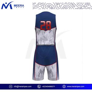 Kit de baloncesto de ajuste de precisión de tela de alto rendimiento Diseño impreso de alta tecnología hecho por atletas para una experiencia óptima en la cancha - Product Image 4