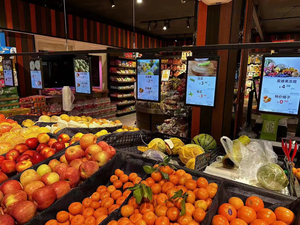 10.1inch kỹ thuật số biển hiển thị, đôi màn hình hiển thị siêu thị giá atag, phương tiện truyền thông kỹ thuật số biển Màn hình hiển thị - Product Image 4