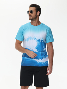 New Fitness Sport Training Jerseys Custom Team Badminton Tennis Shirts Digital Printing New Style <b>Table</b> Tennis T-Shirt for Men - Product Image 5