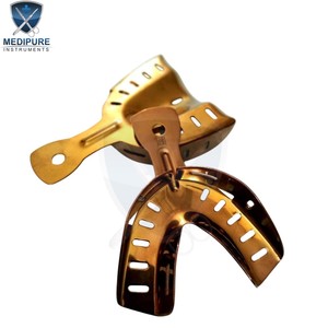 Juego de Bandejas de Impresión Dental de Acero Inoxidable Reutilizables y Autoclavables para Clínicas Dentales - Product Image 6