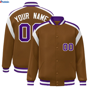 Chaqueta Deportiva de Béisbol con Bordado Personalizado de Alta Calidad, Chaqueta de Moda para Hombre, Talla Grande - Product Image 6