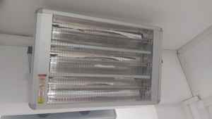 Industrial infrarrojo eléctrico 5400W montado en la pared para fábrica Atelier almacén lugar de trabajo techo alto gran volumen USO COMERCIAL - Product Image 2