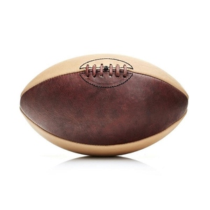 Ballon de rugby en cuir PU de haute qualité, logo personnalisé, entraînement de match, promotionnel, OEM, vente en gros - Product Image 3