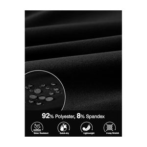 Top Premium High Trending Men's 100% Poliéster Multi-Bolsillos Stretch Cargo Shorts Cintura media Alta calidad Sólido Antiarrugas - Product Image 5