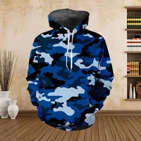 Sudadera con Capucha Sublimada con Diseño Personalizado, Sudadera Térmica de Invierno para Hombre, de Poliéster Estampado, Tejido Suave y Cepillado para Exteriores