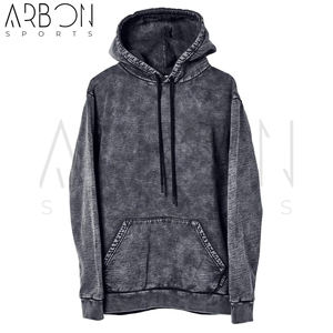 OEM ODM Service 2025 Diseño único Jersey de manga completa Estilo Mejor proveedor Hecho a mano en sudaderas con capucha de lavado ácido de precio razonable - Product Image 1