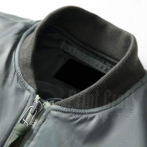 Venta en línea de poliéster hecho chaqueta de bombardero transpirable chaqueta de invierno chaqueta de bombardero de etiqueta privada - Product Image 3