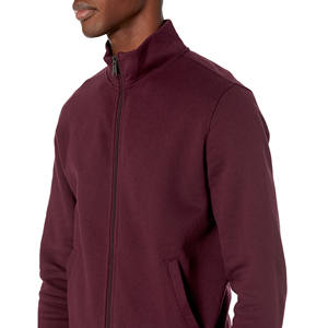 Sweat à fermeture éclair complète mode coton mélangé Street Wear sweat hommes sweat à capuche zippé basiques fabricant sweats à capuche de haute qualité - Product Image 3