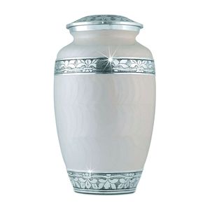 Urne funéraire en laiton massif pour cendres humaines - Plaque commémorative personnalisée Urne de crémation Grande urne pour adulte - Product Image 2