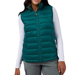Bubble Puffer chaleco deportes invierno al aire libre sin mangas calidad única transpirable Puffer chaleco para mujer - Product Image 6
