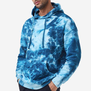 Nuevo diseño transpirable Tie Dye estampado sudaderas con capucha 100% algodón temporada de invierno ropa de hombre a precio barato - Product Image 2