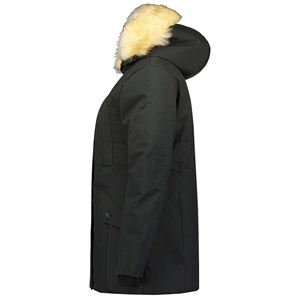 Veste parka pour femme à capuche respirante écologique avec logo personnalisé, imperméable et coupe-vent, service OEM, pour l'extérieur - Product Image 4