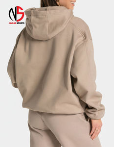 Ensemble de survêtement 2 pièces pour femme de haute qualité, chaud, à manches longues, décontracté, avec crop top à capuche et pantalon de survêtement – Produit de qualité supérieure 2026 - Product Image 4