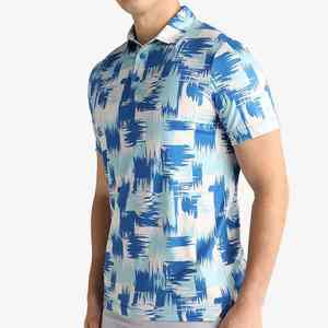 Nouveauté Chemises polo en sublimation à prix raisonnable Logo personnalisé Confortable Respirant Meilleur design Chemise polo pour homme - Product Image 4