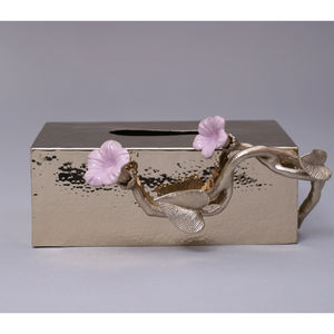 Best Selling Hotel Restaurant Accessories Antique Table Top <b>Tissue</b> <b>Box</b> Square Shape Metal Copper <b>Tissue</b> Holder Napkin <b>Box</b> - Product Image 4