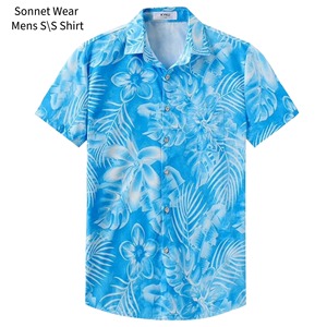 Chemises à manches courtes imprimées pour hommes - Product Image 3