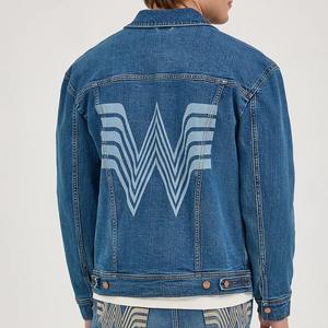 Wholesale Price Custom Made Logo <b>Denim</b> And <b>Jackets</b> In Solid Color 100% Cotton <b>Denim</b> <b>Jacket</b> Streetwear For <b>Man</b> <b>Denim</b> <b>Jacket</b> - Product Image 4