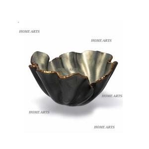 Bol décoratif en aluminium martelé, forme ovale, couleur argent, pour servir des fruits et des en-cas, au prix le plus bas - Product Image 5