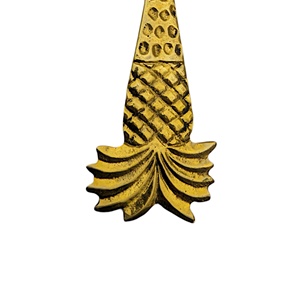 Ouvre-bouteille décoratif en métal argent et or de vente supérieure avec la longue poignée de conception d'ananas - Product Image 2