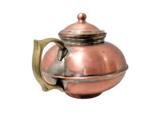 Classic Enamel Brass <b>Kettle</b> With Heat Resistant <b>Gas</b> <b>Stove</b> Compatible Pot Stylish Kitchenware for Daily Use - Product Image 3