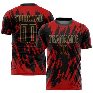 Ensembles d'uniformes de football les plus vendus, respirants, à manches courtes, avec logo personnalisé, vente directe d'usine, prix abordable, option de vente en gros - Product Image 5