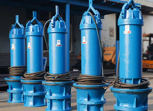 Zqb công suất cao 75Kw chìm dòng chảy hướng trục bơm đường kính lớn Dọc Dòng chảy bơm cho lũ kiểm soát hỗn hợp dòng chảy bơm - Product Image 6