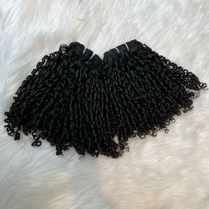 Para extensiones de cabello humano virgen rizado Pixie Paquetes de estilo recto para mujeres negras - Product Image 2