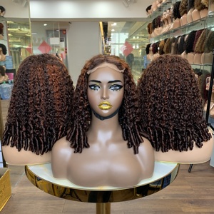 Peluca de Cabello Humano Vietnamita con Encaje Frontal 5x5 de 16 Pulgadas, Rizado Estilo Rosa Birmana, Súper Doble Trama, Cabello Realista, Venta al por Mayor - Product Image 3