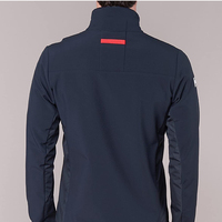 Blouson coupe-vent bomber en softshell de haute qualité, personnalisable OEM/ODM, imperméable et respirant, avec personnalisation frontale