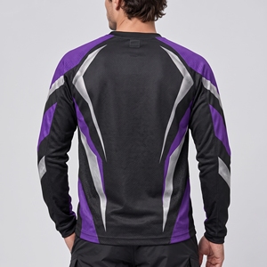 Maillot de motocross pour course de dirt bike, tissu respirant, coupe confortable, construction durable, design de maillot de moto pour unisexe - Product Image 6