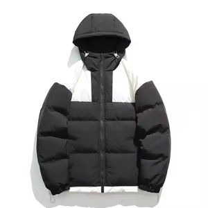 แจ็กเก็ตปลาปักเป้าฤดูหนาวของผู้ชายมีกระเป๋าด้านข้างวัสดุผ้าฟองออกแบบโลโก้ได้ตามที่ต้องการระบายอากาศได้ดีที่สุดสำหรับฤดูหนาว - Product Image 5