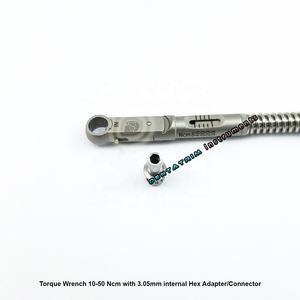 Clé dynamométrique dentaire de qualité supérieure 0-45 Ncm Logo personnalisé accessoires de perceuse d'implant dentaire manuel en acier certifié CE - Product Image 2