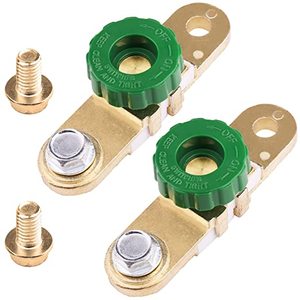 Interruttore di Disconnessione <span class=keywords><strong>Batteria</strong></span> <span class=keywords><strong>Auto</strong></span> 12V DC, Interruttore Principale <span class=keywords><strong>Batteria</strong></span> con Pulsante Verde, Interruttore di Spegnimento per <span class=keywords><strong>Batteria</strong></span> <span class=keywords><strong>Auto</strong></span> - Product Image 1