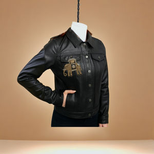 Nouveau manteau en cuir véritable pur de haute qualité élégant femmes vestes d'extérieur en 2025 véritable cuir véritable femmes - Product Image 3